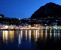 Capri Italy at Night